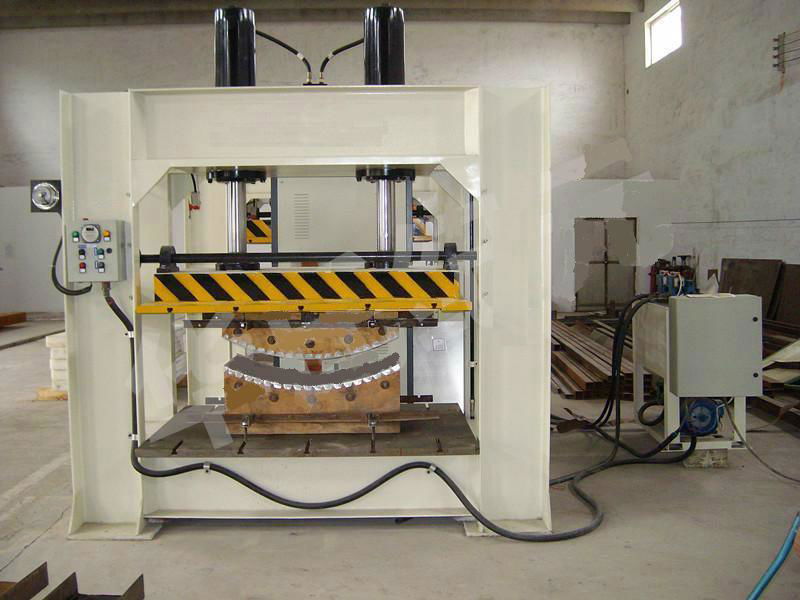 Woodworking Hot Press Machine With Working Table Size 1500x800mm & 80T,SHGPYJ80