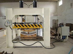 Woodworking Hot Press Machine With Working Table Size 1500x800mm & 80T,SHGPYJ80