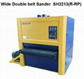 Wide Double-belt Sander Machine with Three Racks, SH2213(R-RP) 1