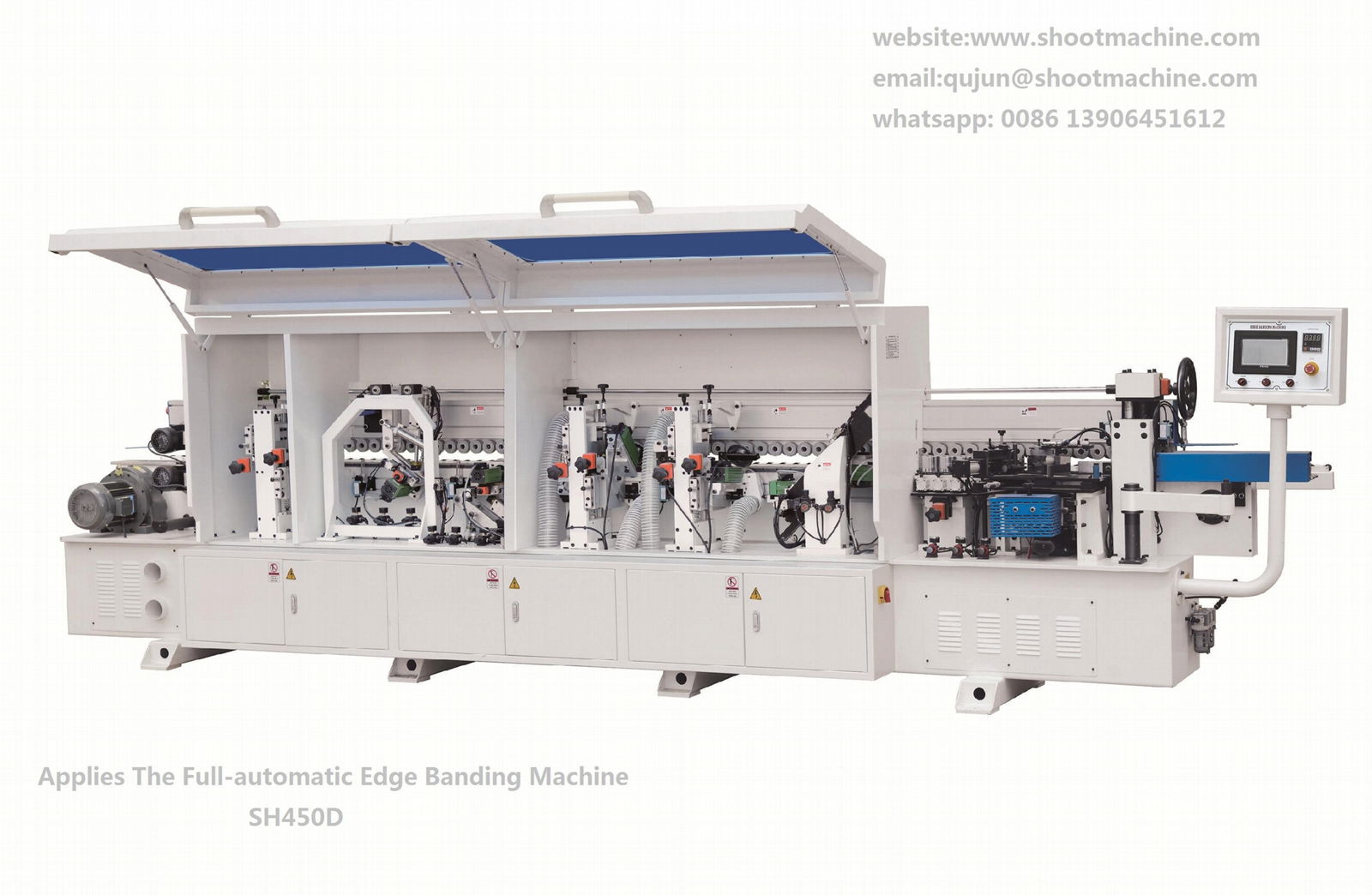Woodworking Automatic Edge Banding Machine with Corner rounding function,SH350D 2