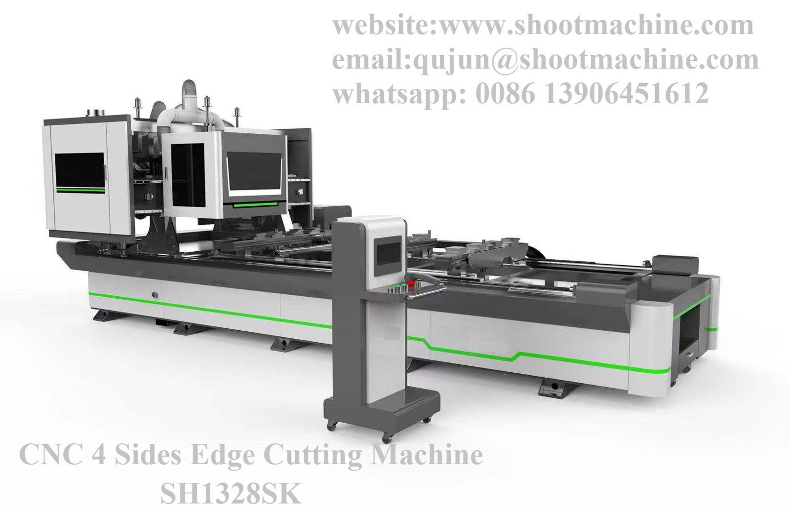 Woodworking CNC 4 Sides Edge Cutting Machine, SH1328SK
