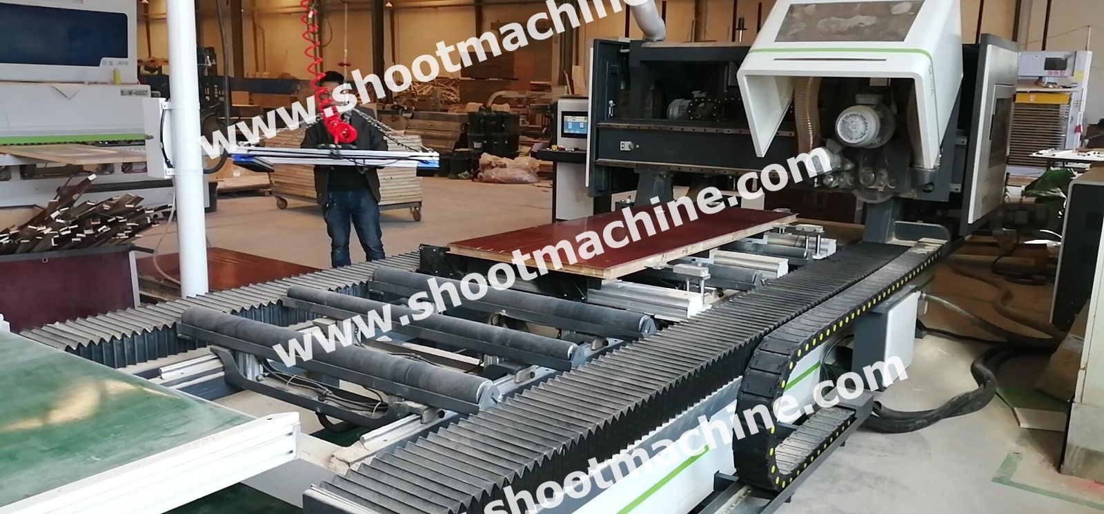 Woodworking CNC 4 Sides Edge Cutting Machine, SH1328SK 2