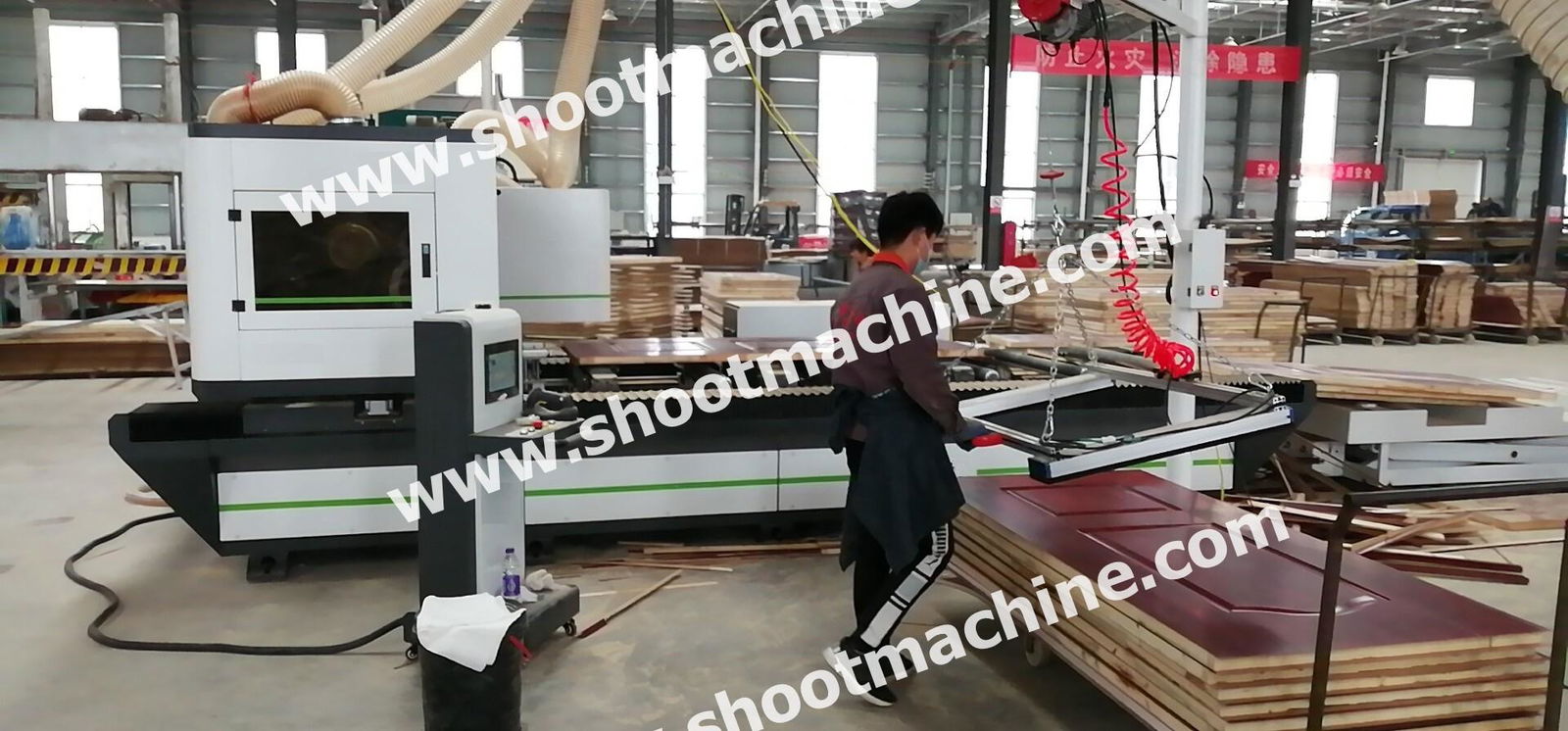 Woodworking CNC 4 Sides Edge Cutting Machine, SH1328SK 3