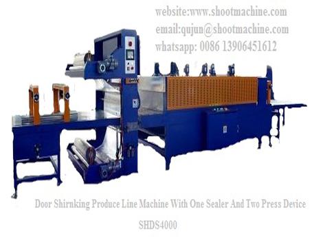 Door Shrinking Produce Line Machine With One Sealer & Two Press Device,SHDS4000