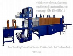 Door Shrinking Produce Line Machine With One Sealer & Two Press Device,SHDS4000