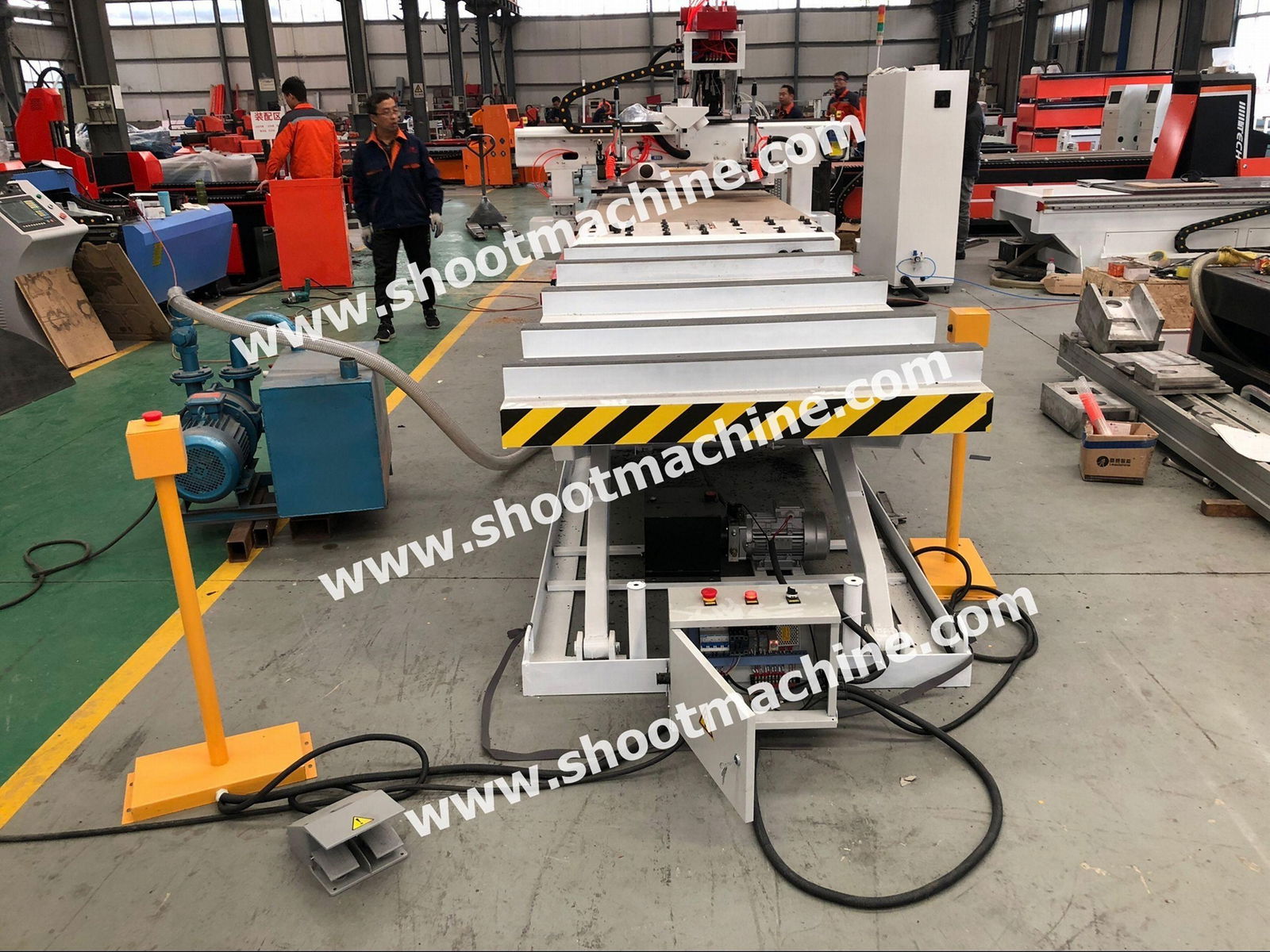 Light duty CNC Automatic Loading And Unloading Router,SHD-H6 5