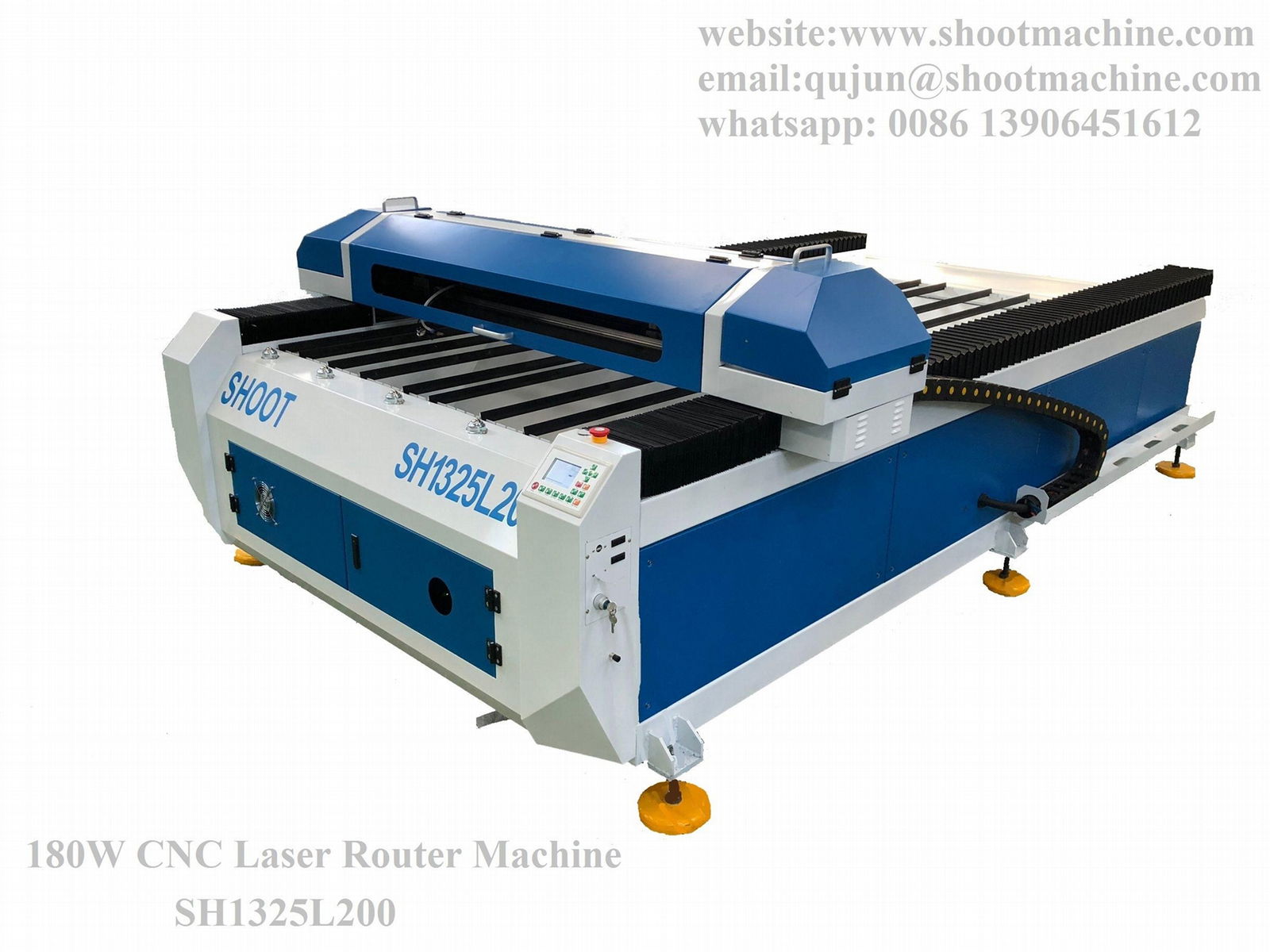 180W CNC Laser Router Machine, SH1325L200