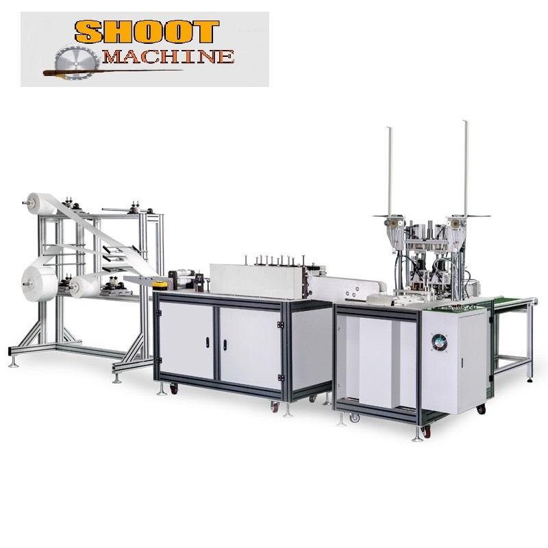 Automatic Mask Production Line With Ear Band Welding Equipment, SHMASK-80