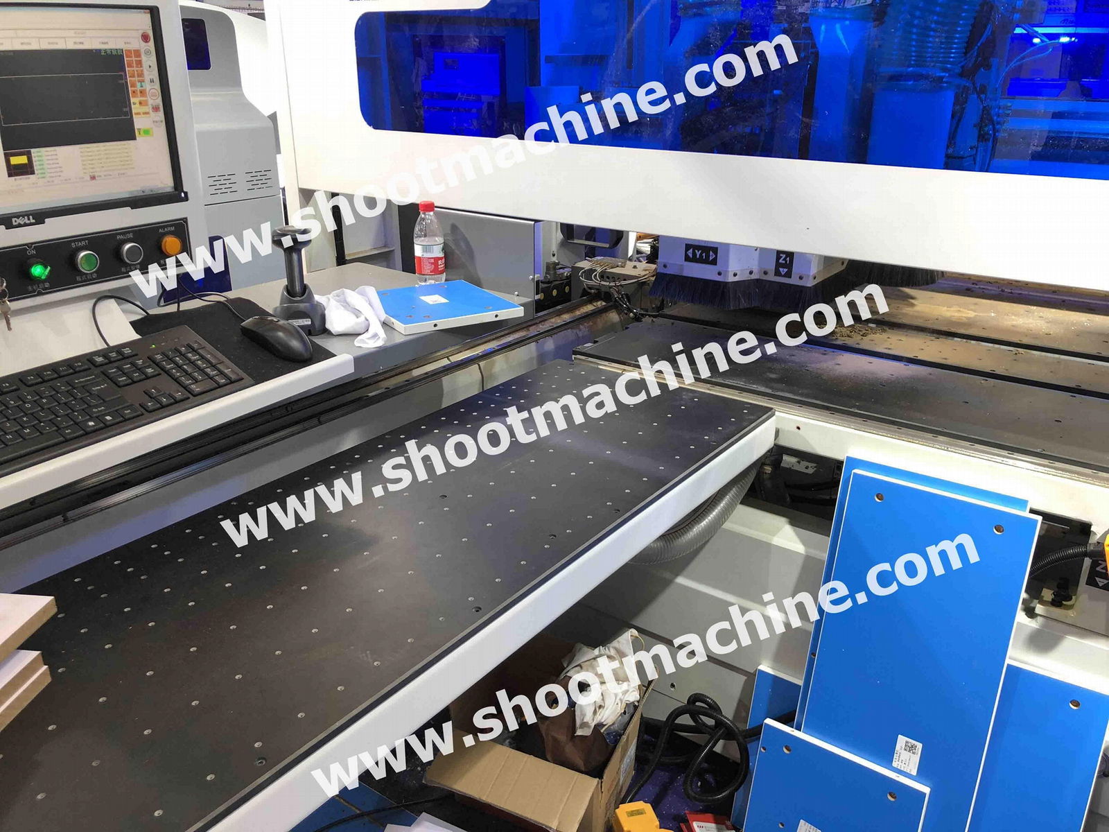 SHOOT Brand Woodworking CNC Boring Center Machine with Six Sides, SHCNC-6FSB2500 2