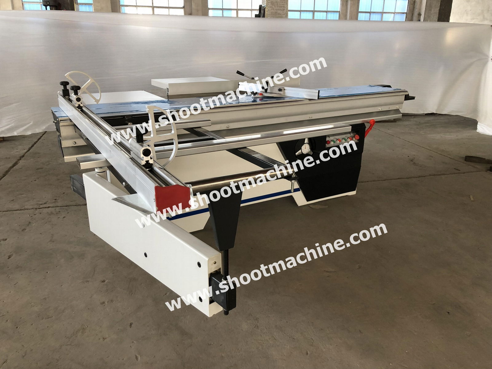 Woodworking MDF Sliding Table Saw Machine, F45A 2