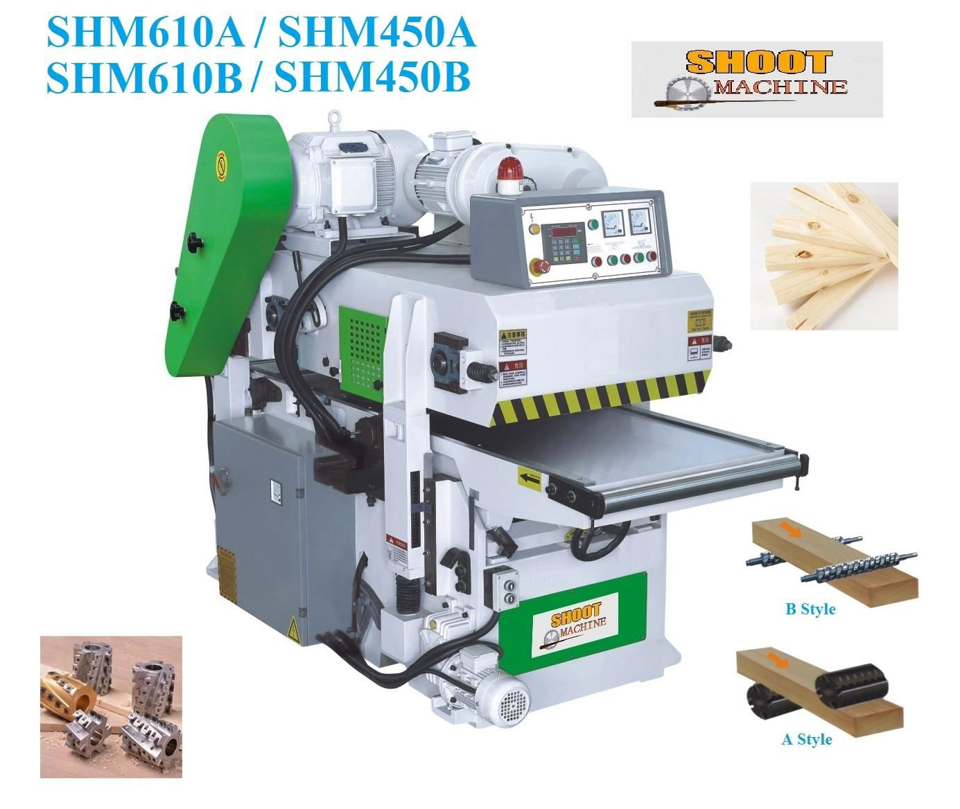 Heavy Duty Woodworking Auto Double-side Planer Machine, SHM610C 2