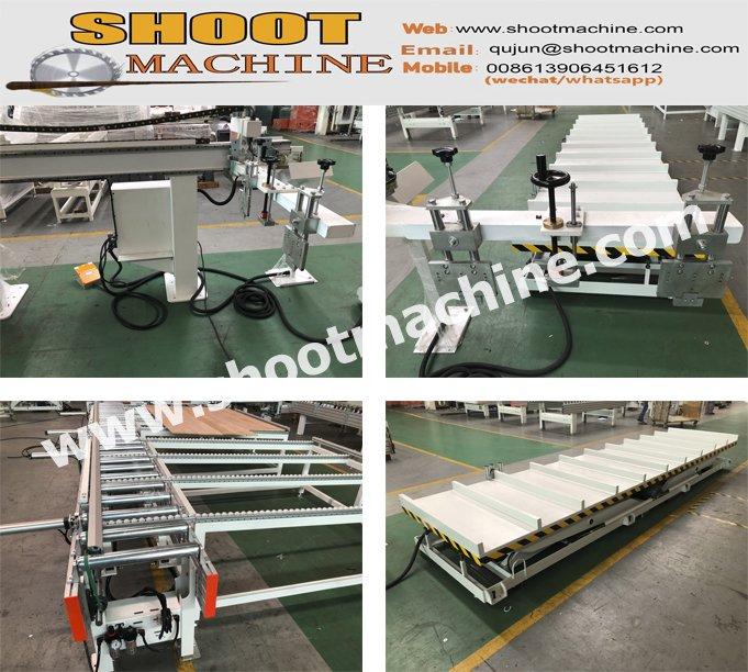 Rip saw and Four side moulder auto feeder production line	 2