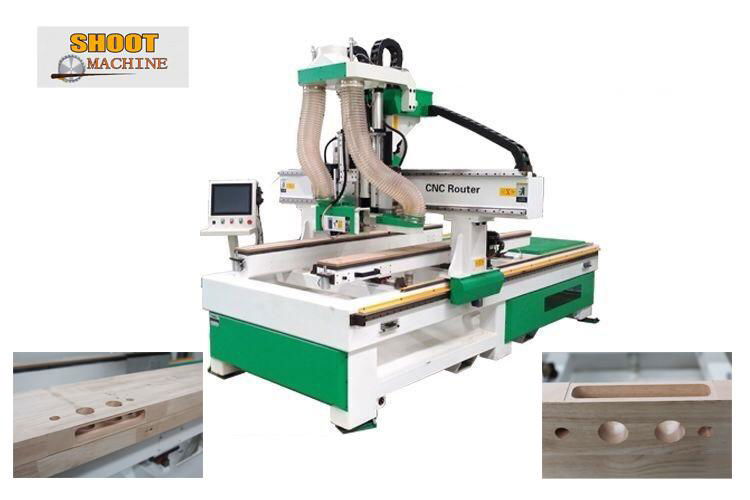 CNC Gate Lock Slotter And Hinge Machine with auto change cutter,SH220F