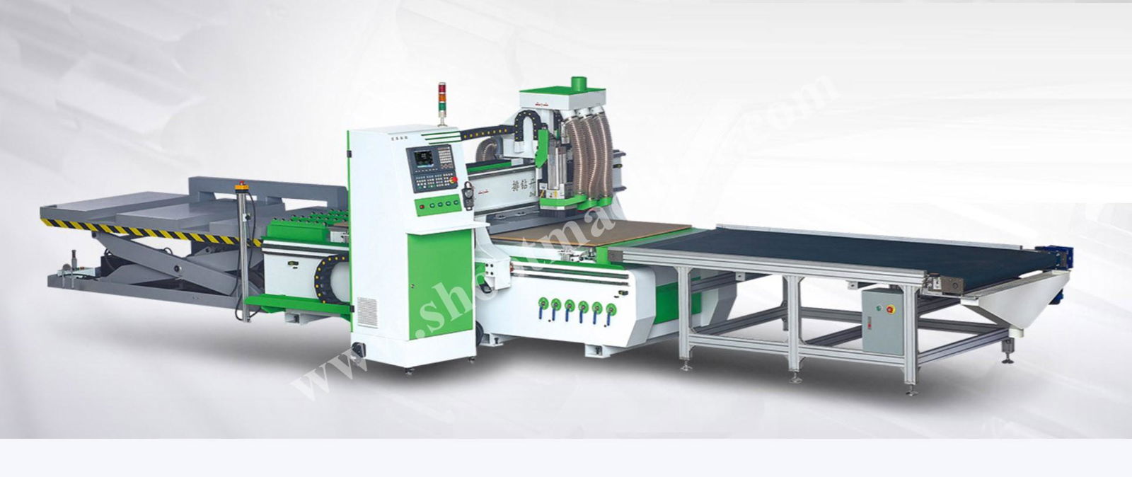 CNC Router machine with circular saw and cutter blade,SHCNC-4520 4