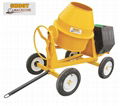 4 Wheels Inclined Drum Concrete Mixer