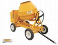 4 Wheels Inclined Drum Concrete Mixer