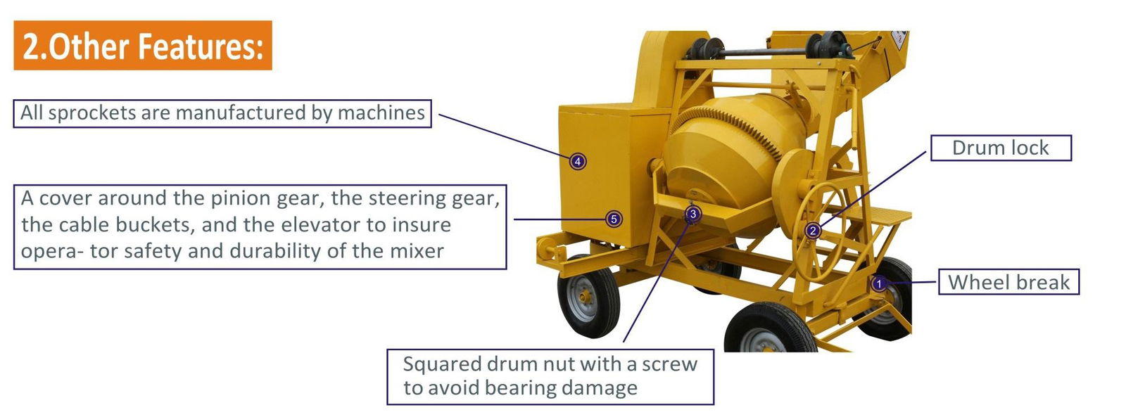 Concrete Mixer With Winch 2