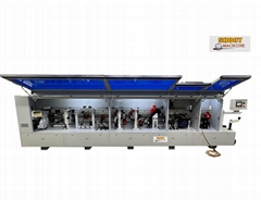 Woodworking Auto Edge Banding Machine with corner and pre-milling, SH350DJQB