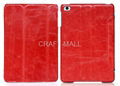 ipad mini smart cover top quality genuine leather case For Apple Tablet Display 