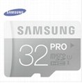 100% Original Genuine Samsung Pro Micro sd/sdhc card /TF 32GB microSD Card max h