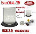 Original Genuine Sandisk Cruzer Fit CZ4332gb 16gb smart mini Usb  1