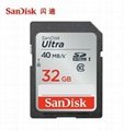 Original  Sandisk  Support Official Verification Ultra 40MB/s 32gb  sdhc card