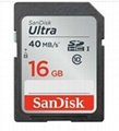 Original  Sandisk  Support Official Verification Ultra 40MB/s 16gb  sdhc card