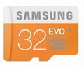  Samsung C10 EVO Micro sd/sdhc card /TF 32GB microSD Card max read speed to 48mb 1