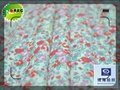 flower cotton printed fabric with