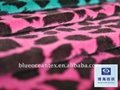 Cotton Velveteen Fabric With Leopard Print  4