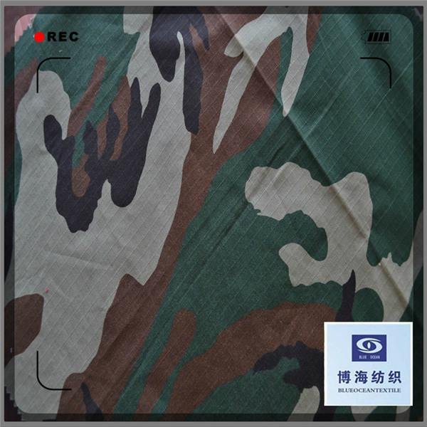cotton ribstop fabric army duck canvas fabric 2