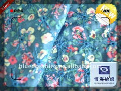 wholesale 100% cotton fabrics swiss voile with embroidery