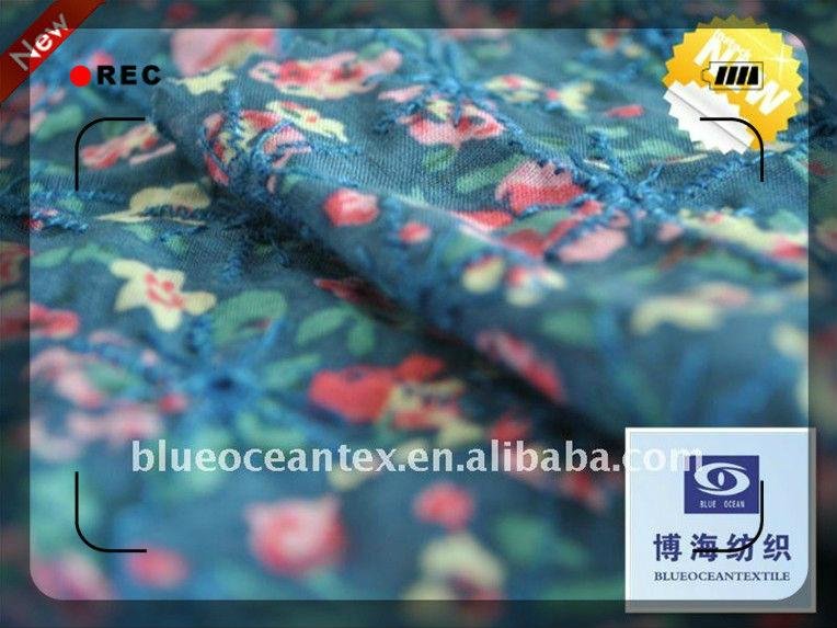 wholesale 100% cotton fabrics swiss voile with embroidery 3