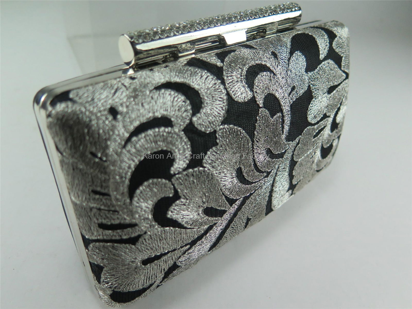 Women's Event/Party Satin Embroidery Evening Clutch Bag 3