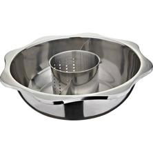 stainess steel steamboat/Stainless steel perforated slag-free hot pot 