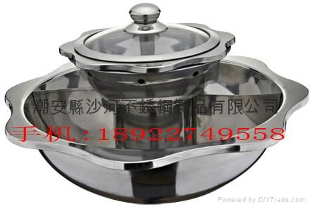 2 layer Shabu Shabu Hot pot,Double Layer Yuanyang Hot pot