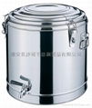 steel double wall portable insulated pot,double wall Vacuum portable pot 