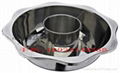 Stainless steel Hot pot Mongolian Hot pot/double-flavor hot pot 5