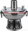 Stainless steel chimney hot pot cooker