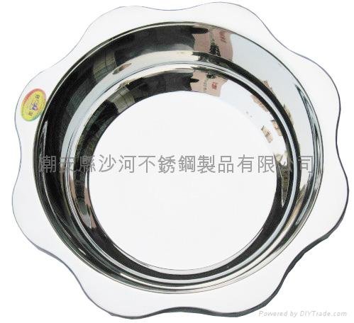 stainless steel Electromagnetic Yuanyang chafing dish 3
