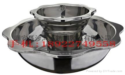 2 layer Shabu Shabu Hot pot,Double Layer Yuanyang Hot pot 4