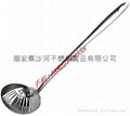 Stainless Steel Hot Pot Soup Spoon Restaurant Tableware Double Colander 