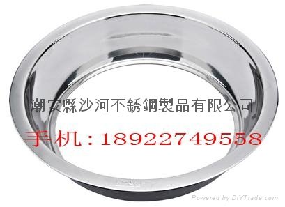 stainless steel Sinking type Hot pot pot ring 5