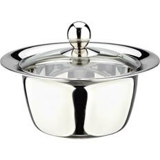 stainless steel shabu shabu steamboat， clad tri-ply hot pot 2