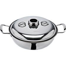 stainess steel steamboat/Stainless steel perforated slag-free hot pot  4
