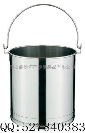不鏽鋼包腳提水桶