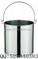 handheld stailess steel with swing handle straight-body bucket pail 1