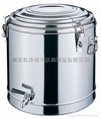 Tri-layer steel soup pot with double handle without cover 3