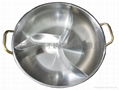 Chafing dish,stainless steel Three tastes of pot 