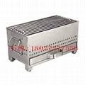 Barbecue Grill Rotisserie Chicken Meat Kebab Roasting Rack Charcoal Stove